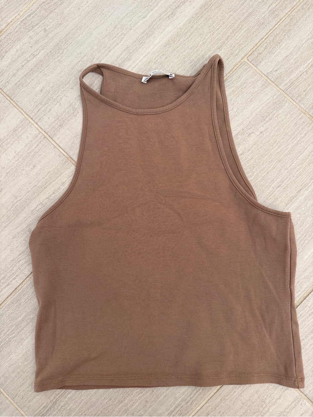 Zara Brown Tank Top